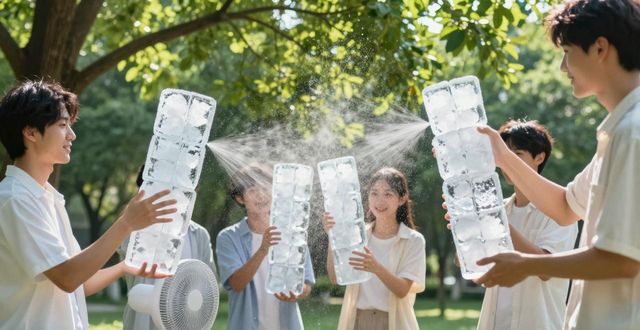 大冰块降温方法_北京平谷夏季防暑降温大冰块_大冰块户外活动使用时长